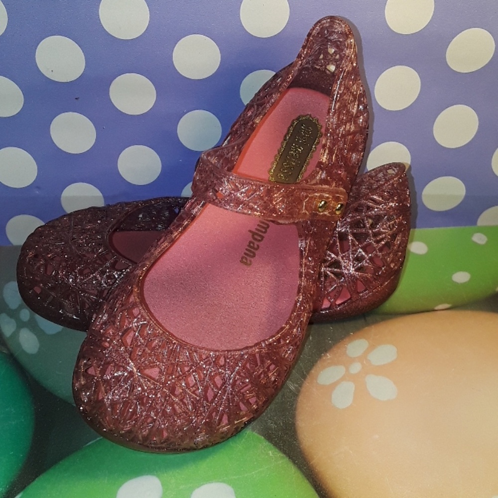 mini Melissa Campana pink jelly sandals 8T